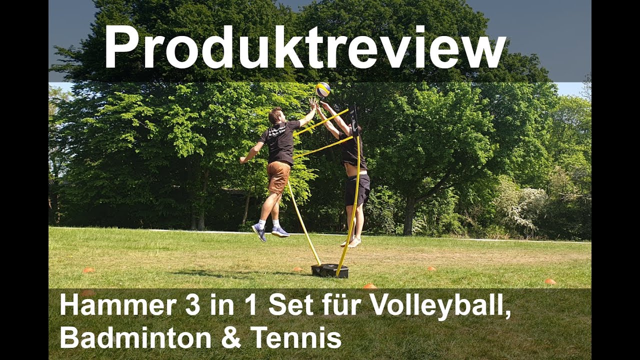 Produktreview: HAMMER 3 in 1 Set für Volleyball, Badminton & Tennis