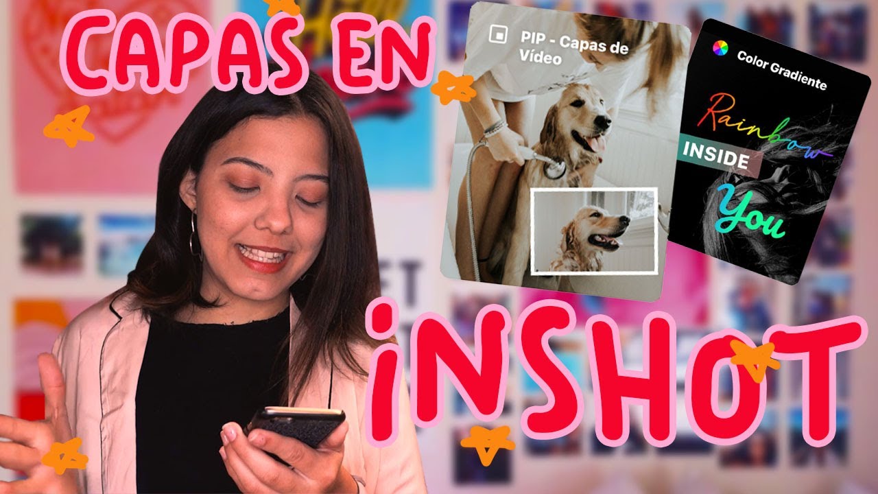 COMO poner un VIDEO ENCIMA de OTRO con el CELULAR📱 UTILIZANDO INSHOT!!😱 | yanelizza