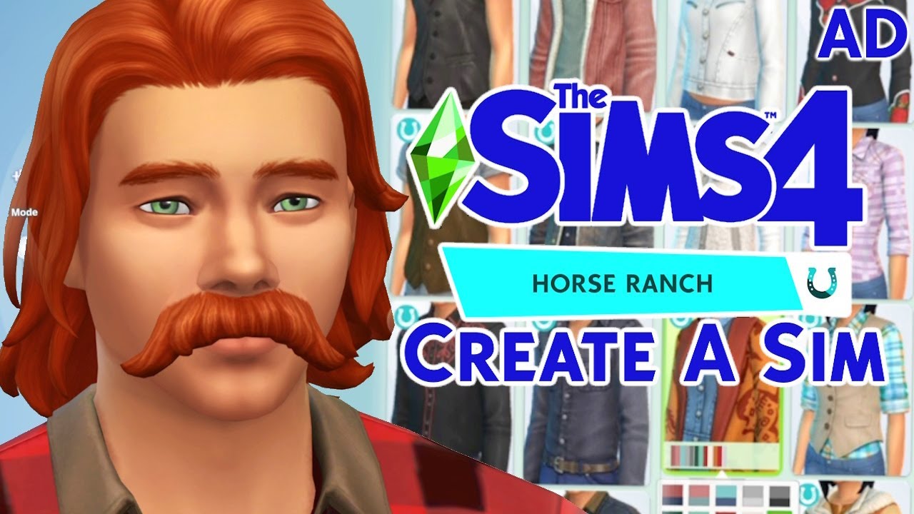 All the new items in Create a Sim for Horse Ranch!