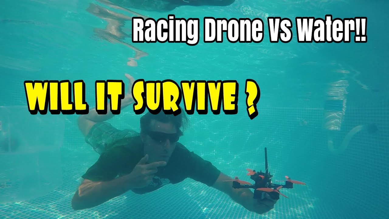 Водонепроницаемый/устойчивый гоночный дрон FPV &mdash; летает под водой!