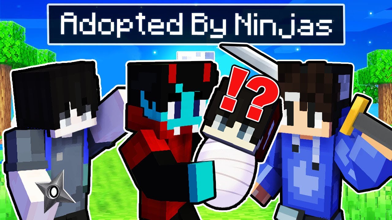 Adopted By NINJAS In Minecraft! ( TAGALOG ) 😂