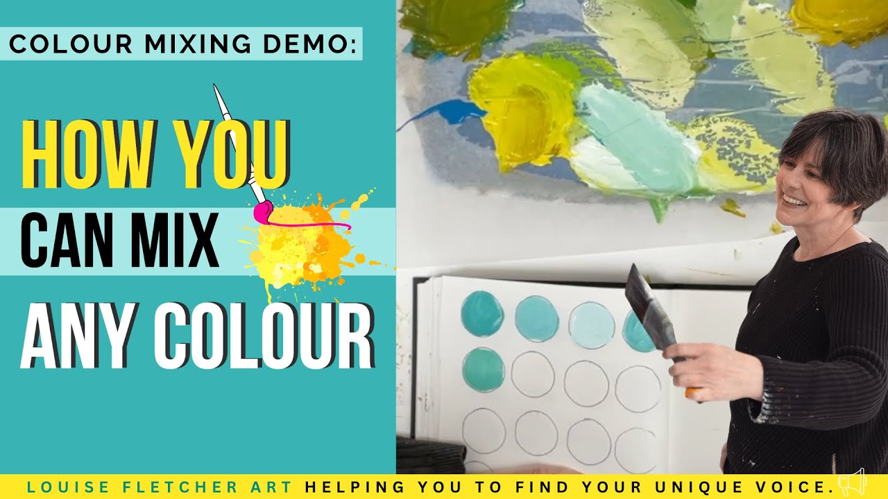 Colour Mixing Demo: How You can Mix Any Colour
