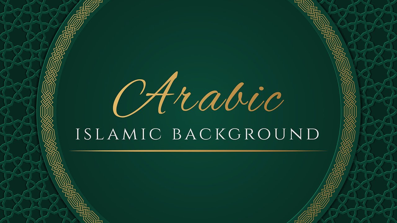 ARABIC ISLAMIC MOTION BACKGROUND 4K LOOP