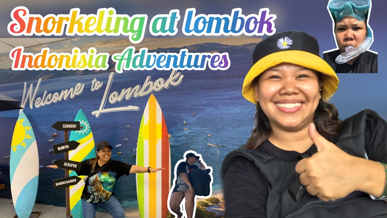 Snorkeling in Lombok Island of Indonisia 