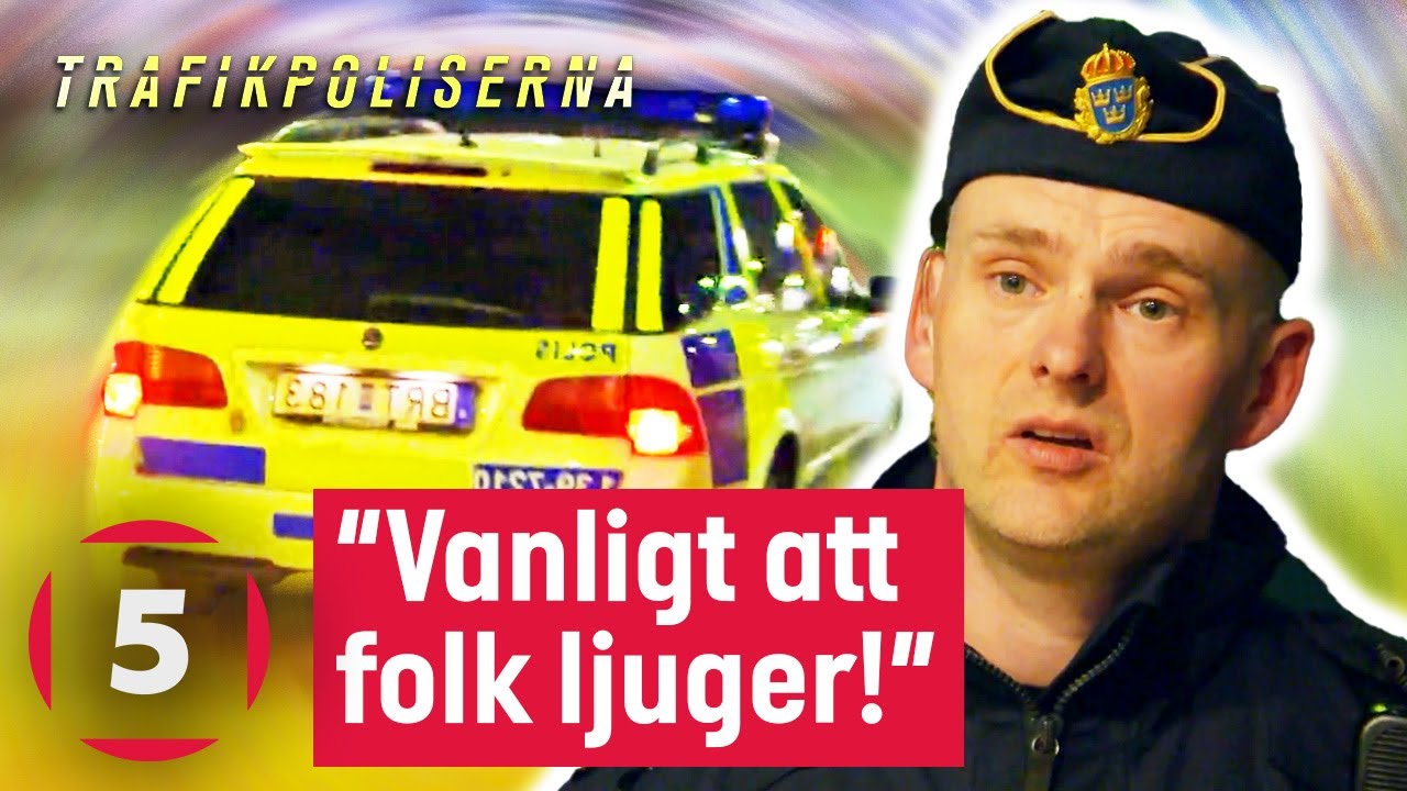 Poliserna gillrar en fälla för att ta rattfulla förare | Trafikpoliserna | Kanal 5 Sverige