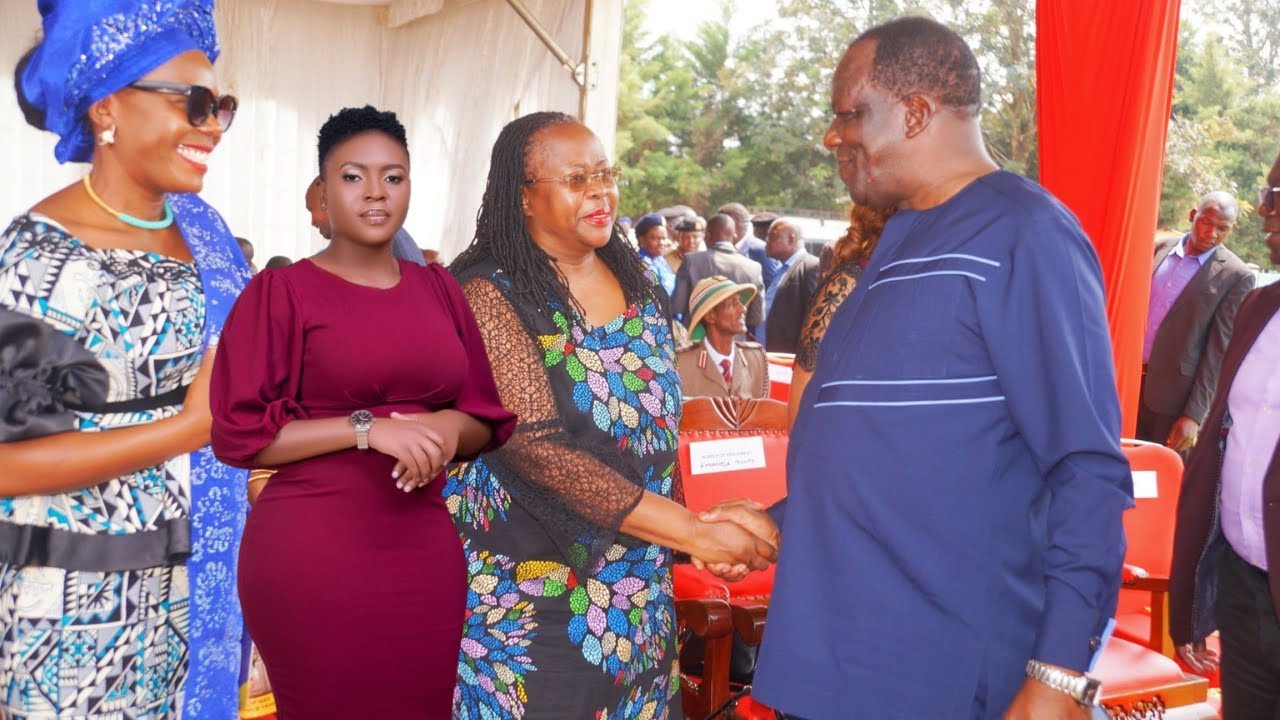 LAUGHTER as CS Oparanya introduce his wives & Children, What first wife said about the Side Chick!