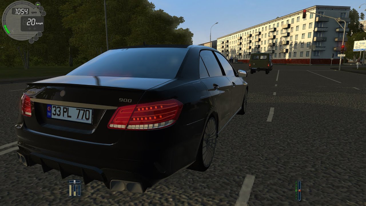 City Car Driving 1.4.1 Mercedes-Benz Brabus 900 W212 TrackIR Pro 4 [1080P]