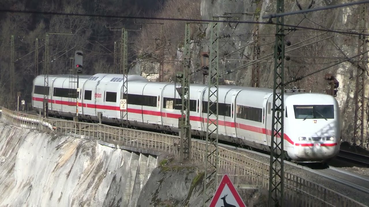 Der ICE1 der Deutschen Bahn