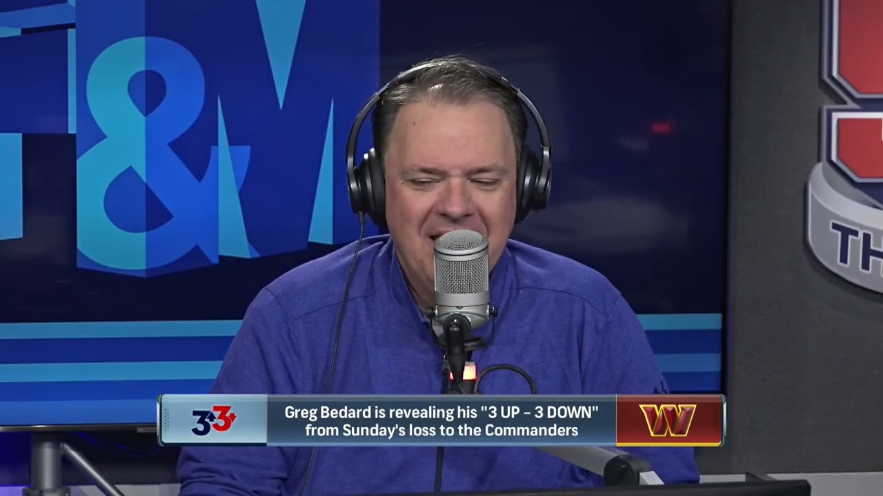Greg Bedard: 3 Up & 3 Down after the Patriots Loss to the Commanders - Felger & Mazz 11-7-23