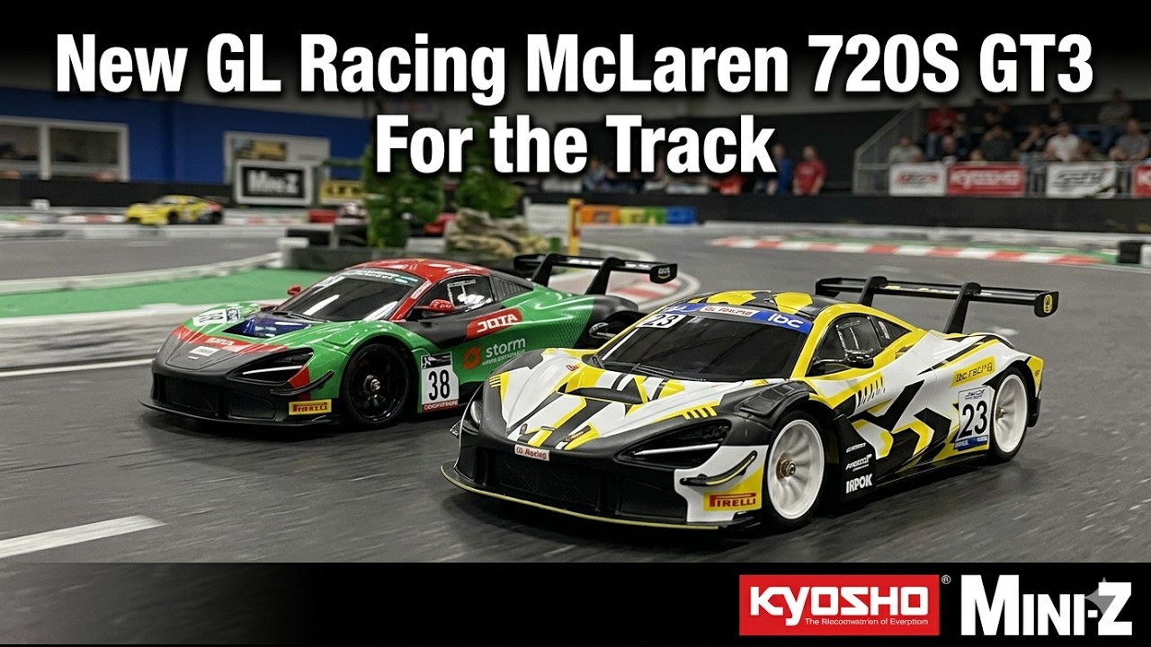 New GL Racing McLaren 720S GT3 Mini-Z