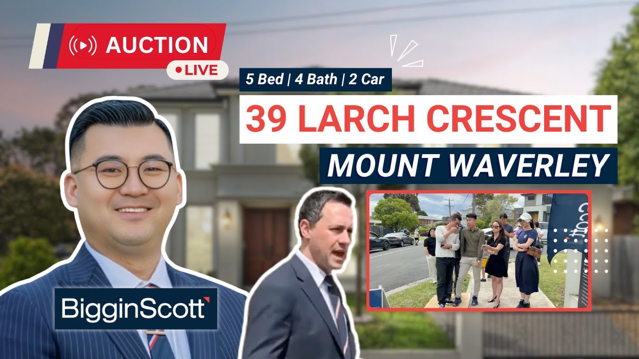 Live Auction @ 39 Larch Crescent, Mount Waverley - Auction Results Melbourne