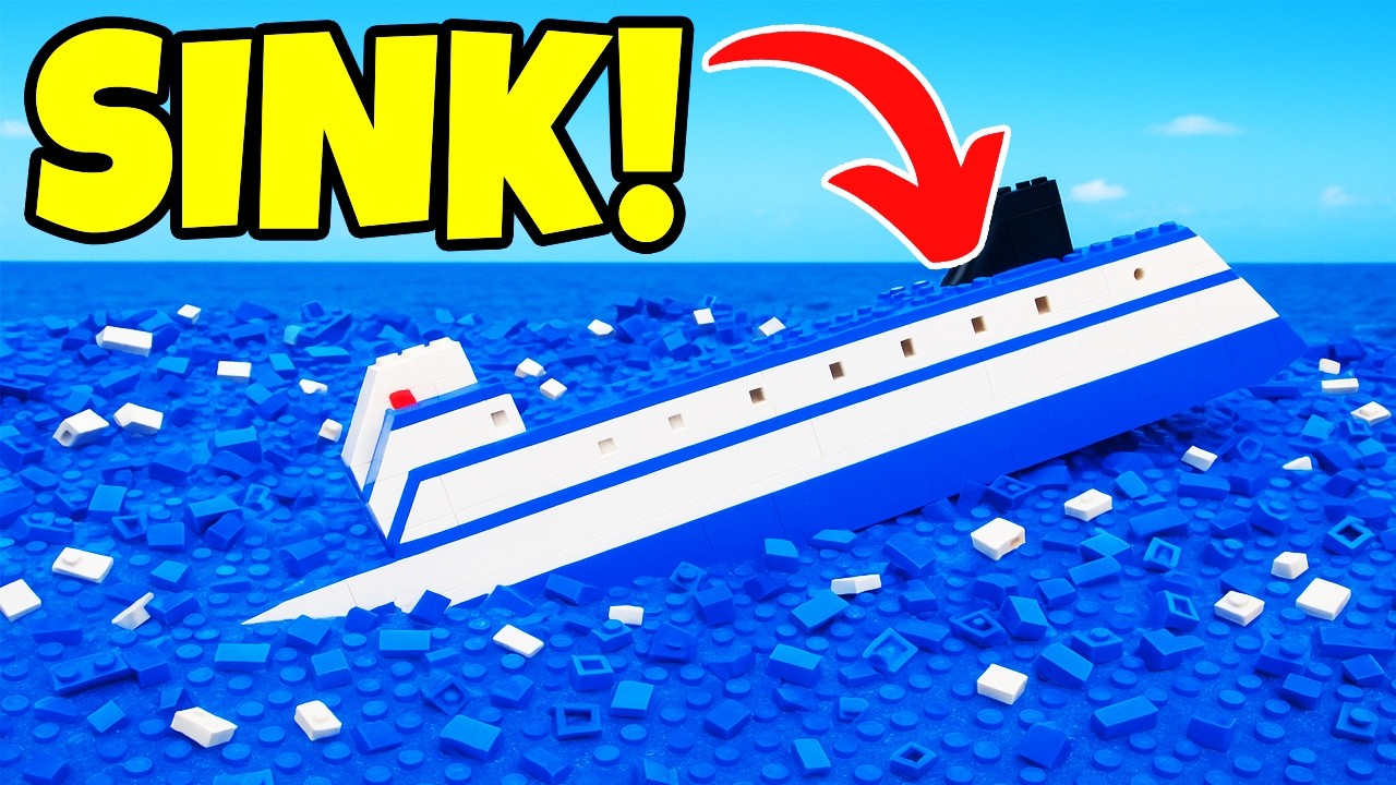 Корабли Roblox против физики LEGO!!