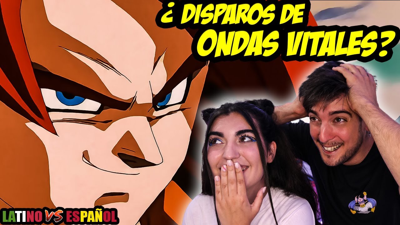 ESPAÑOLES REACCIONAN A DRAGON BALL LATINO VS ESPAÑOL |💥GOGETA SSJ4 VS OMEGA SHENRON💥🐲DRAGON BALL GT🐲