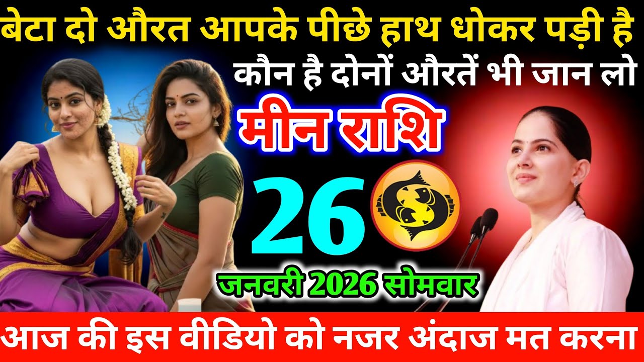 #मीन बेटा दो औरत आपके पीछे हाथ धोकर पड़ी है कौन है दोनों औरतें अभी जान लो 20 जनवरी 2026 मंगलवार