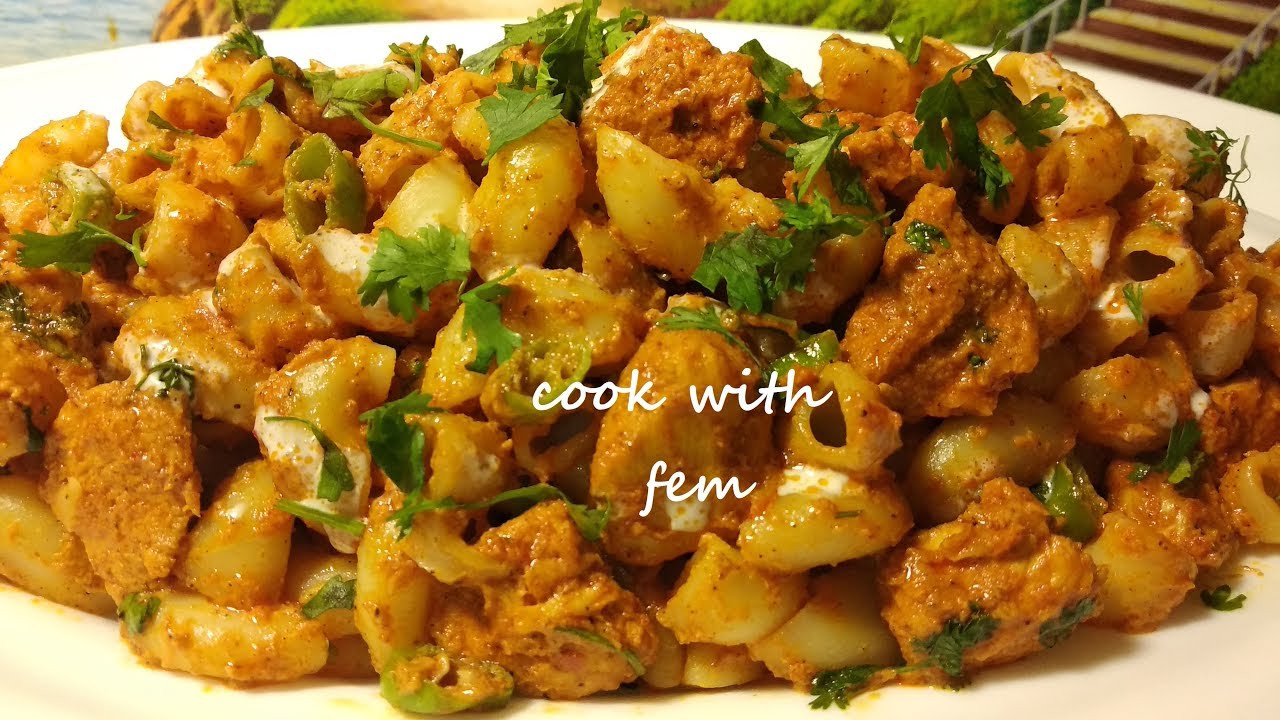 Chicken Tikka Macaroni | Pasta Recipe | Yummy Tikka Macaroni Zarur Try Karein - Cook with Fem