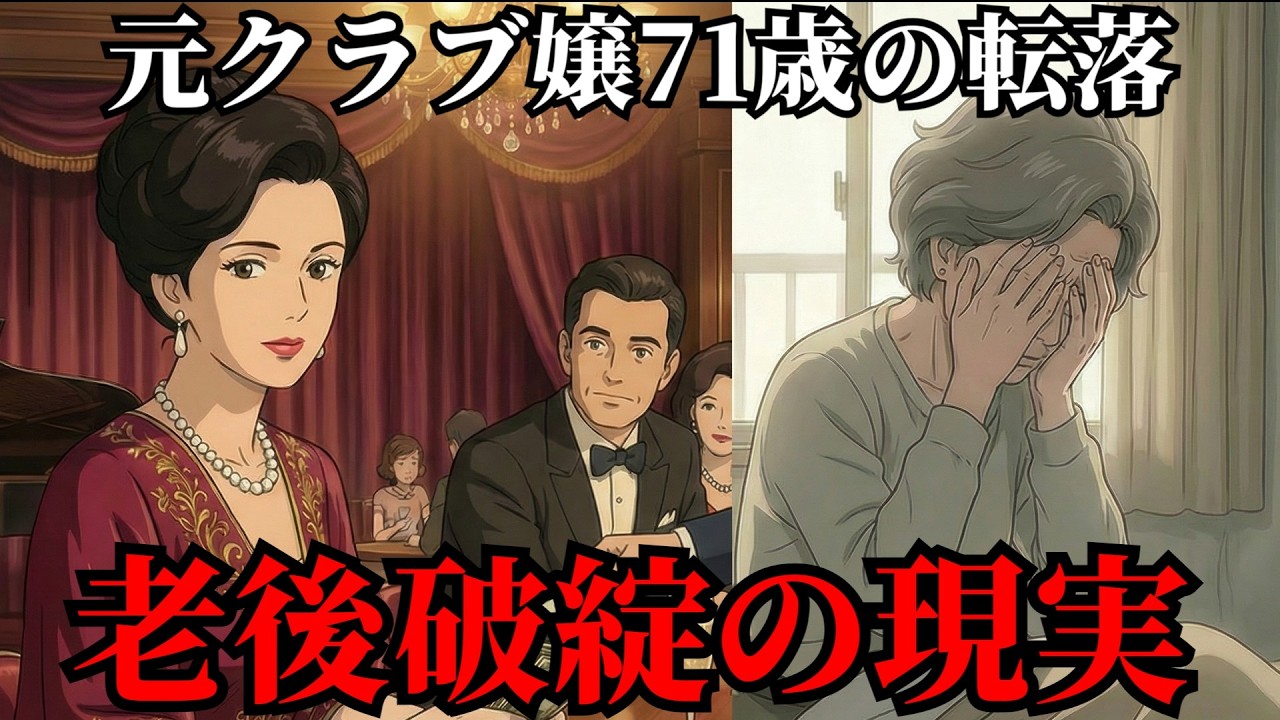 【年収1000万から生活保護へ】71歳元クラブ嬢が震える手で申請書を出した日｜化粧と封筒が映す老後の真実【50代60代70代】