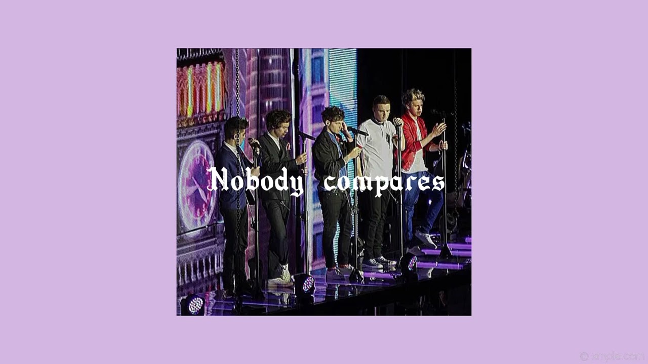 one direction - nobody compares (sped up)