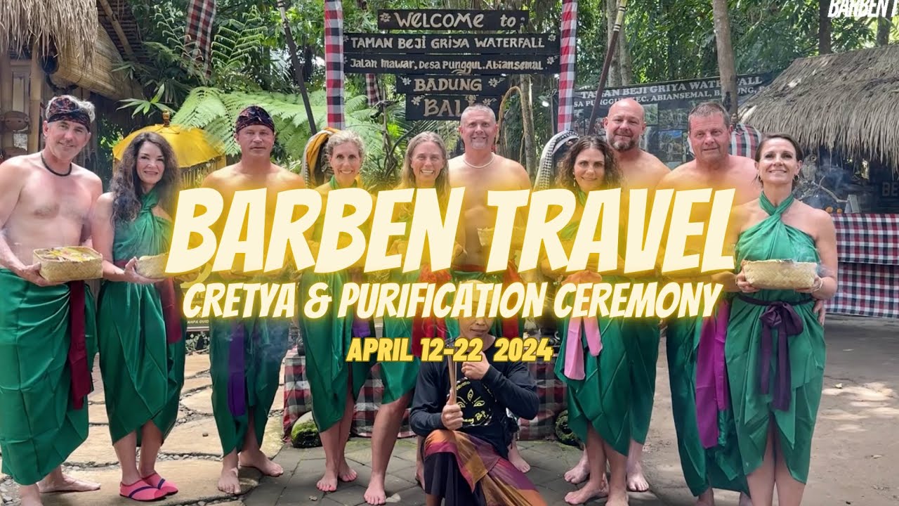 {BARBEN TRAVEL APRIL} Cretya Day Club & Purification Ceremony at Beji Waterfall