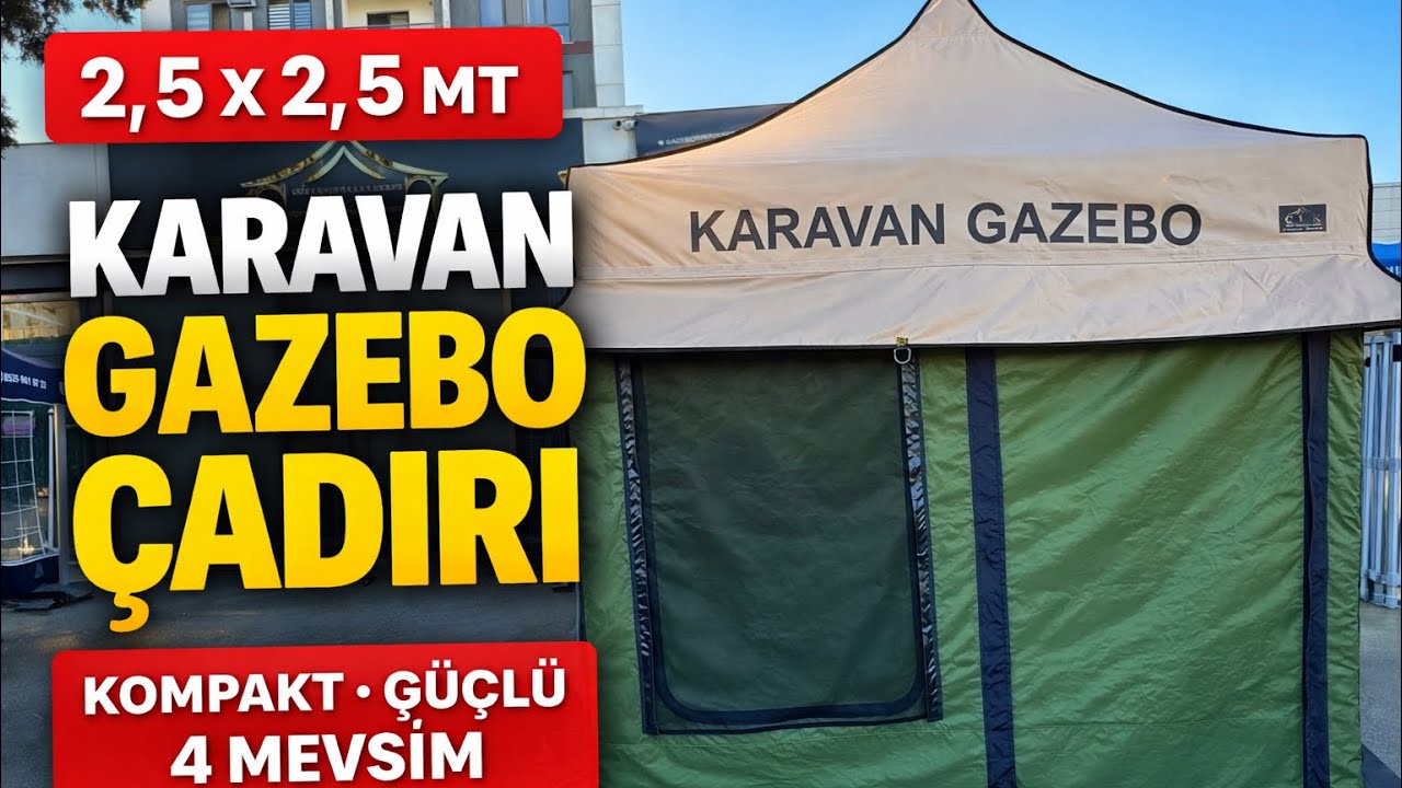 Ara Ölçü Gazebo Çadır Olur mu? işte Kanıtı.. 👑CLK Outdoor👑