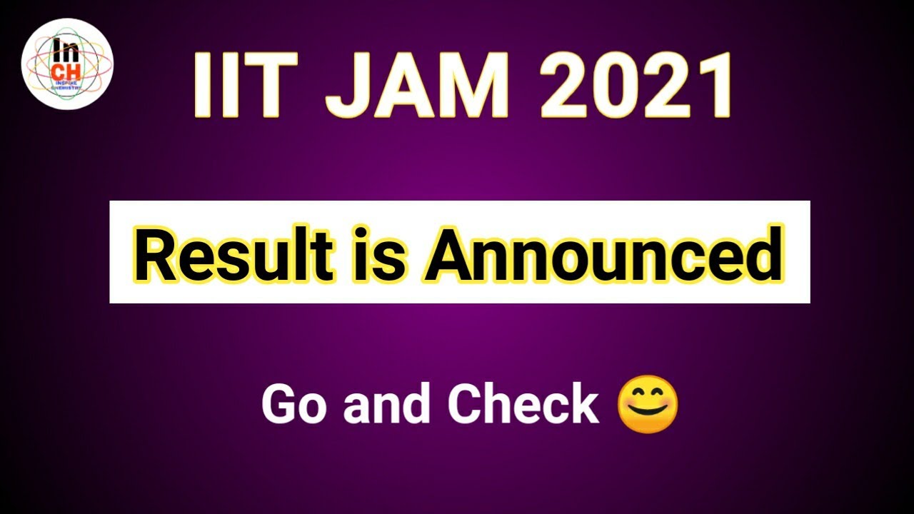 IIT JAM 2021 Result is Out || IIT JAM Result 👍