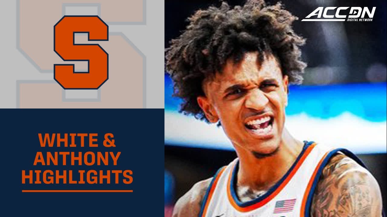 Syracuse Sadiq White Jr. & Kiyan Anthony Exhibition Highlights vs. Pace