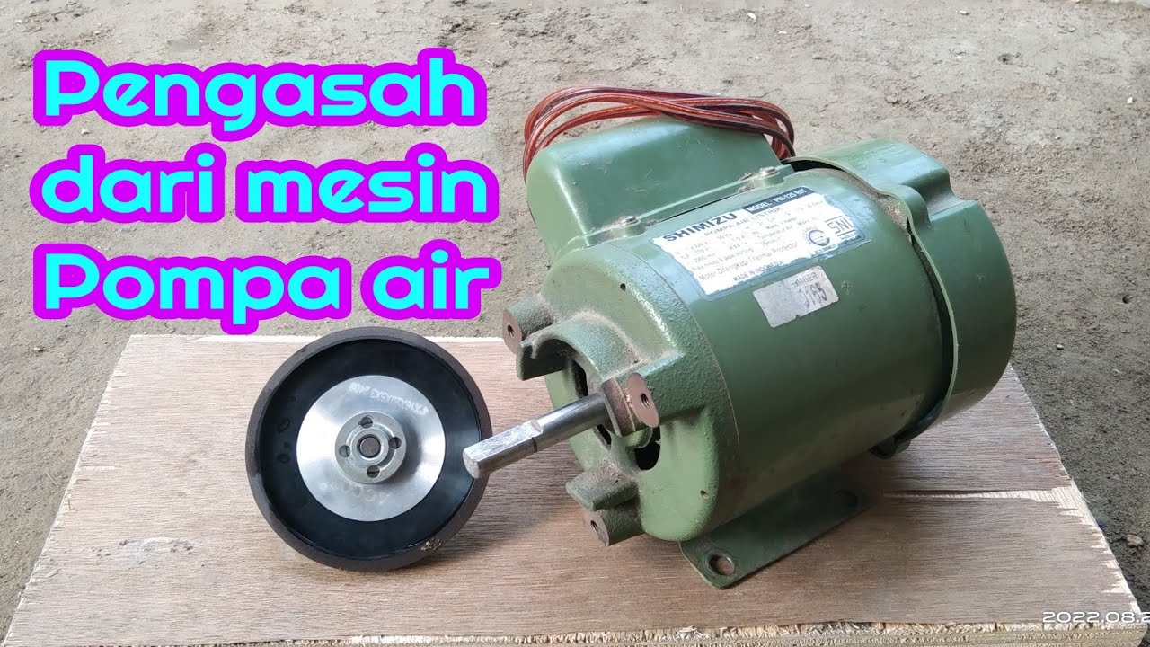 Pengasah mata planer dari mesin Pompa air