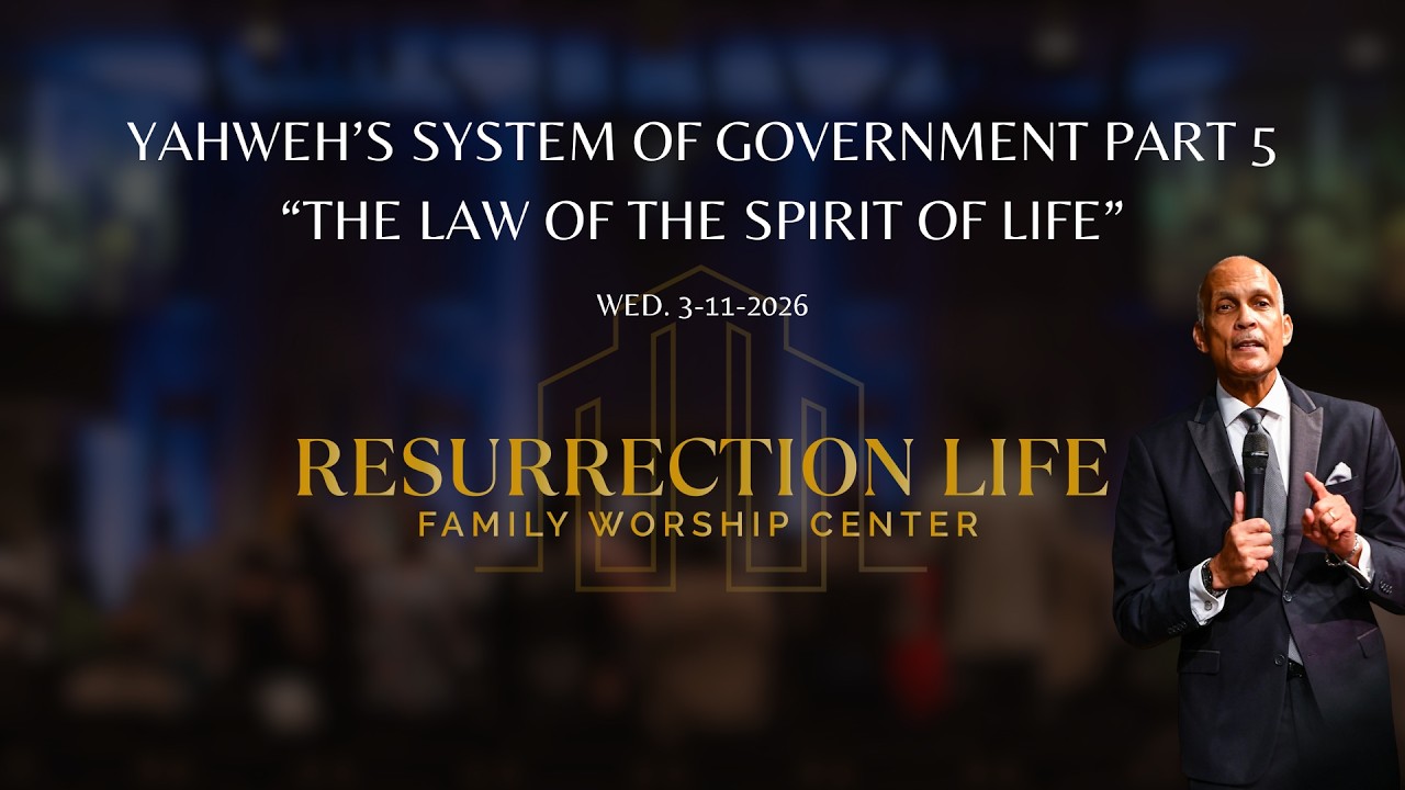 Yahweh's System of Government Part 5 - The Law of the Spirit of Life - Apostle Trevor Banks Sr.