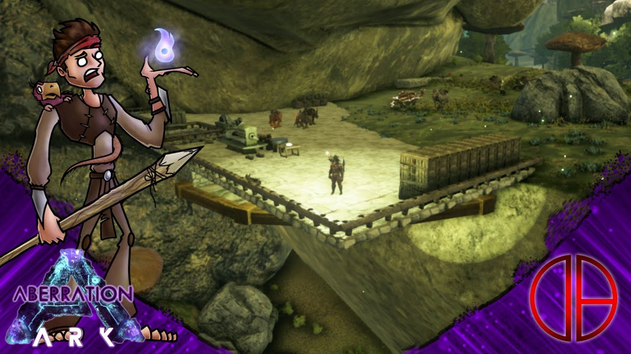 "THE NEW BASE!! CLIFF PLATFORM BUILDING & NEW RAVAGER PACK!! - ARK: ABERRATION #6