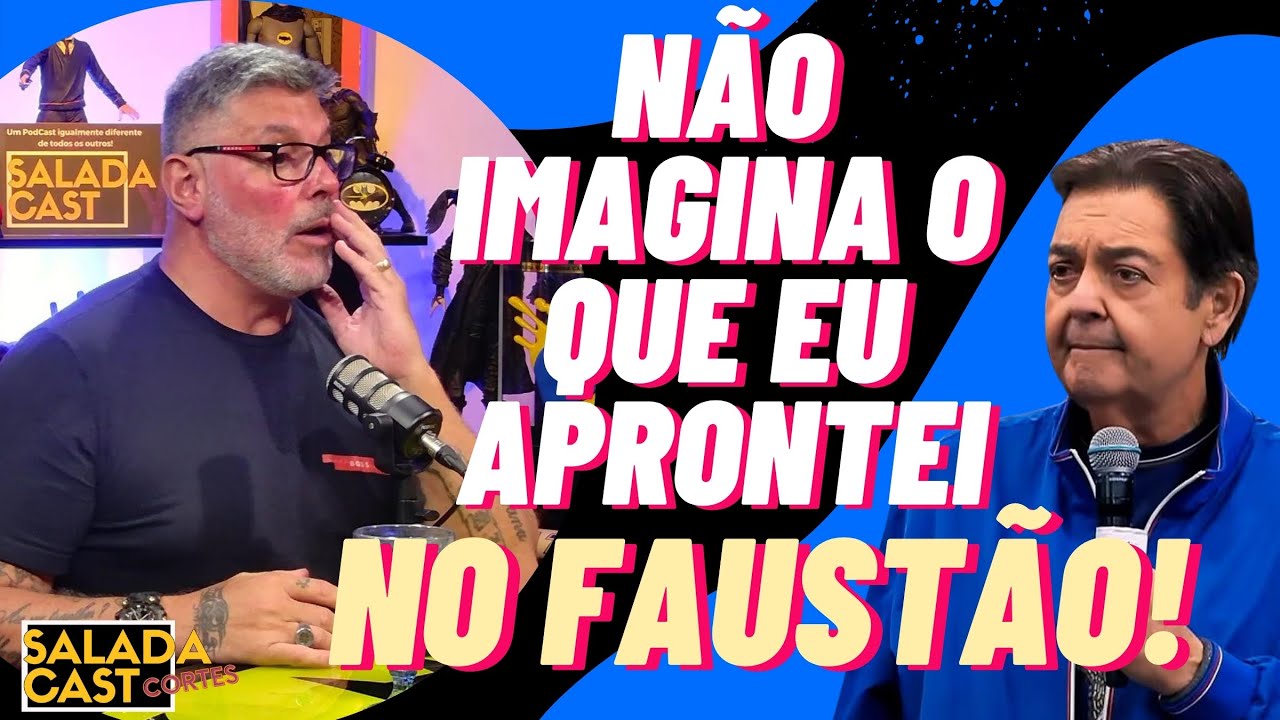 NAO ACREDITA NO QUE EU FIZ NO FAUSTAO! ✂️SALADACAST  #podcast  #cortespodcast #podcastbrasil