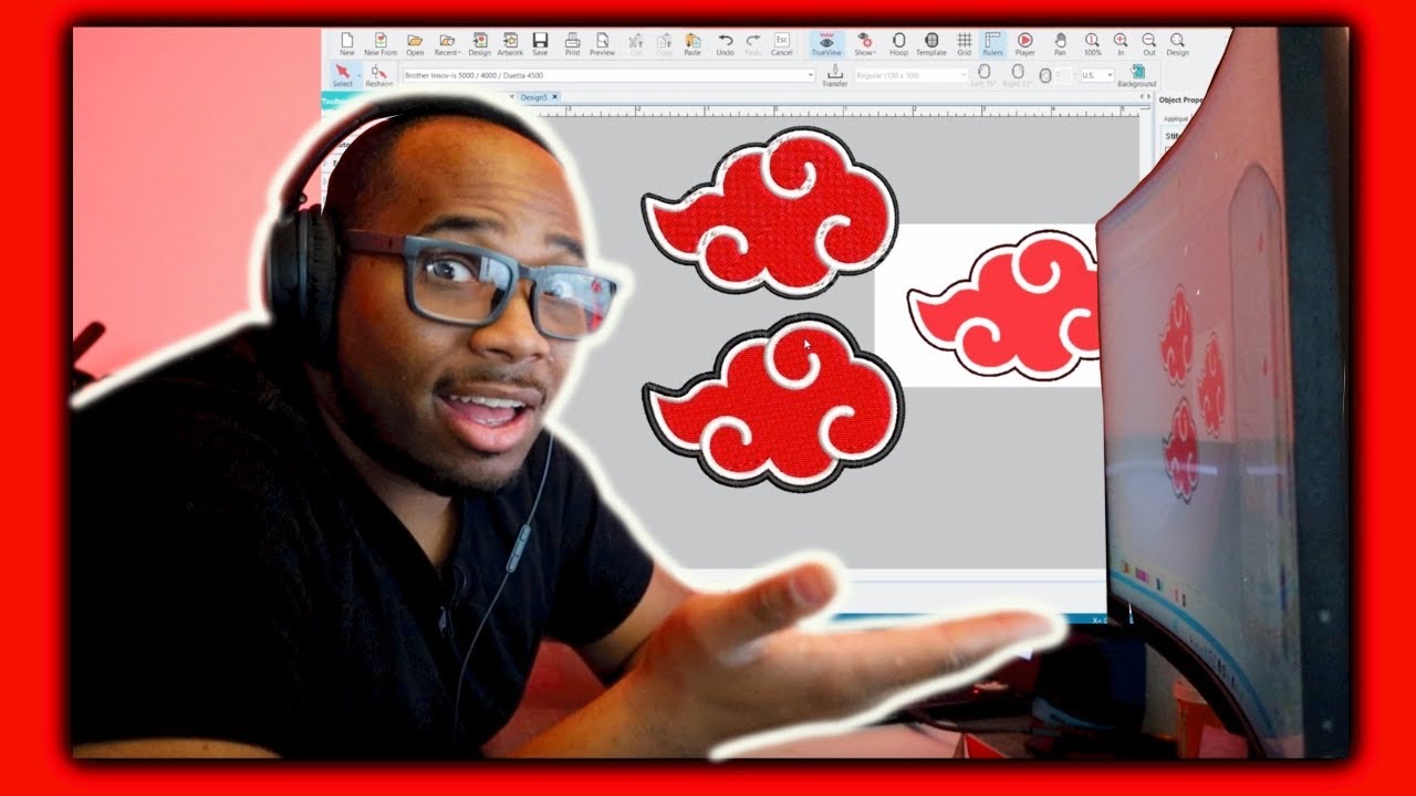HOW TO DIGITIZE | Auto Digitize | Anime Embroidery | Embroidery For Beginners