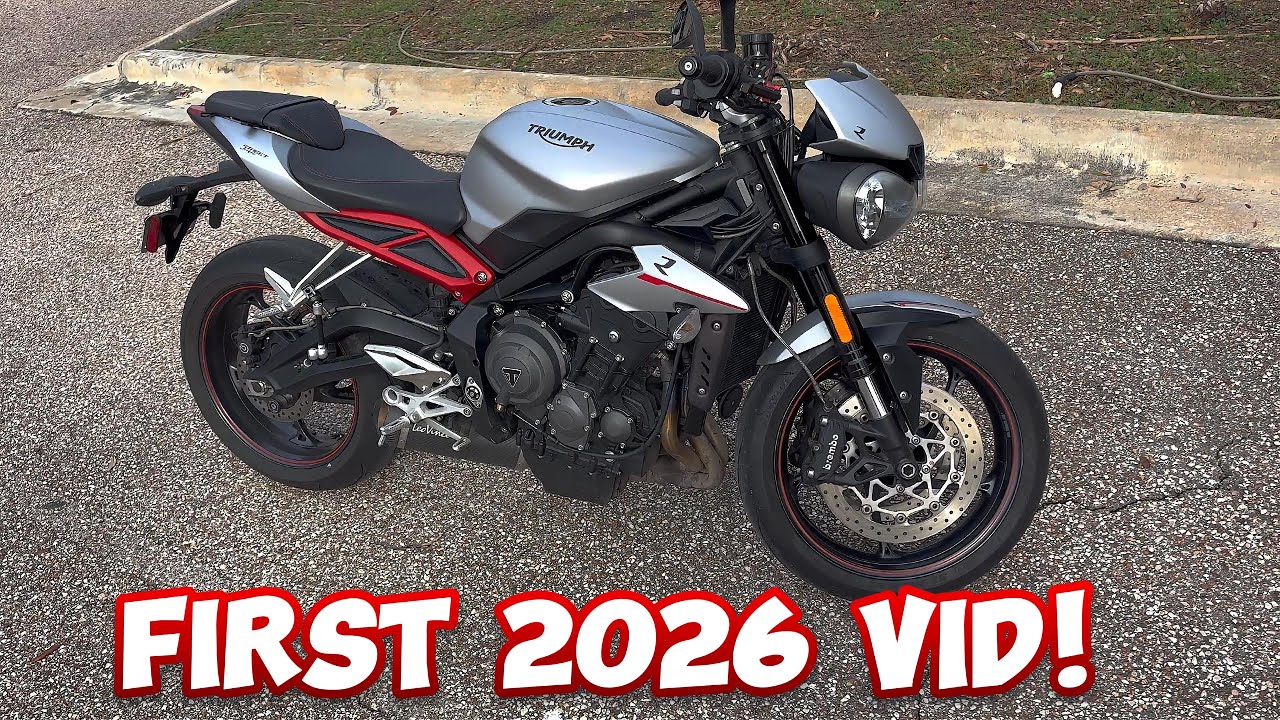 First Video 2026! First Issue with the Street Triple.
