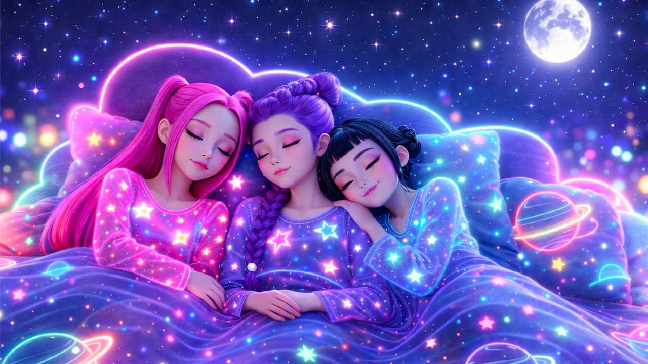 Huntrix Emotional Sleeping Music🌙 Instant Calm & Deep Sleep | Relieve Anxiety, Melt Stress
