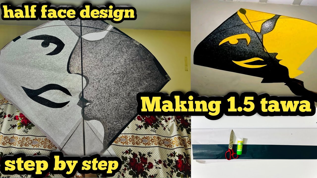 professional kite making at home | 1.5 tawa | step by step | Usmanalivlogs