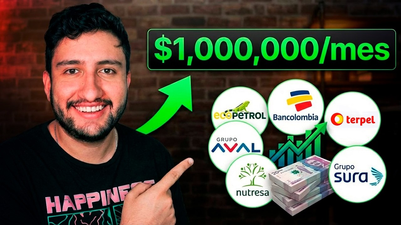 &iquest;Cu&aacute;nto Debo Invertir en Dividendos Para Ganar 1 Mill&oacute;n Mensual en Colombia?