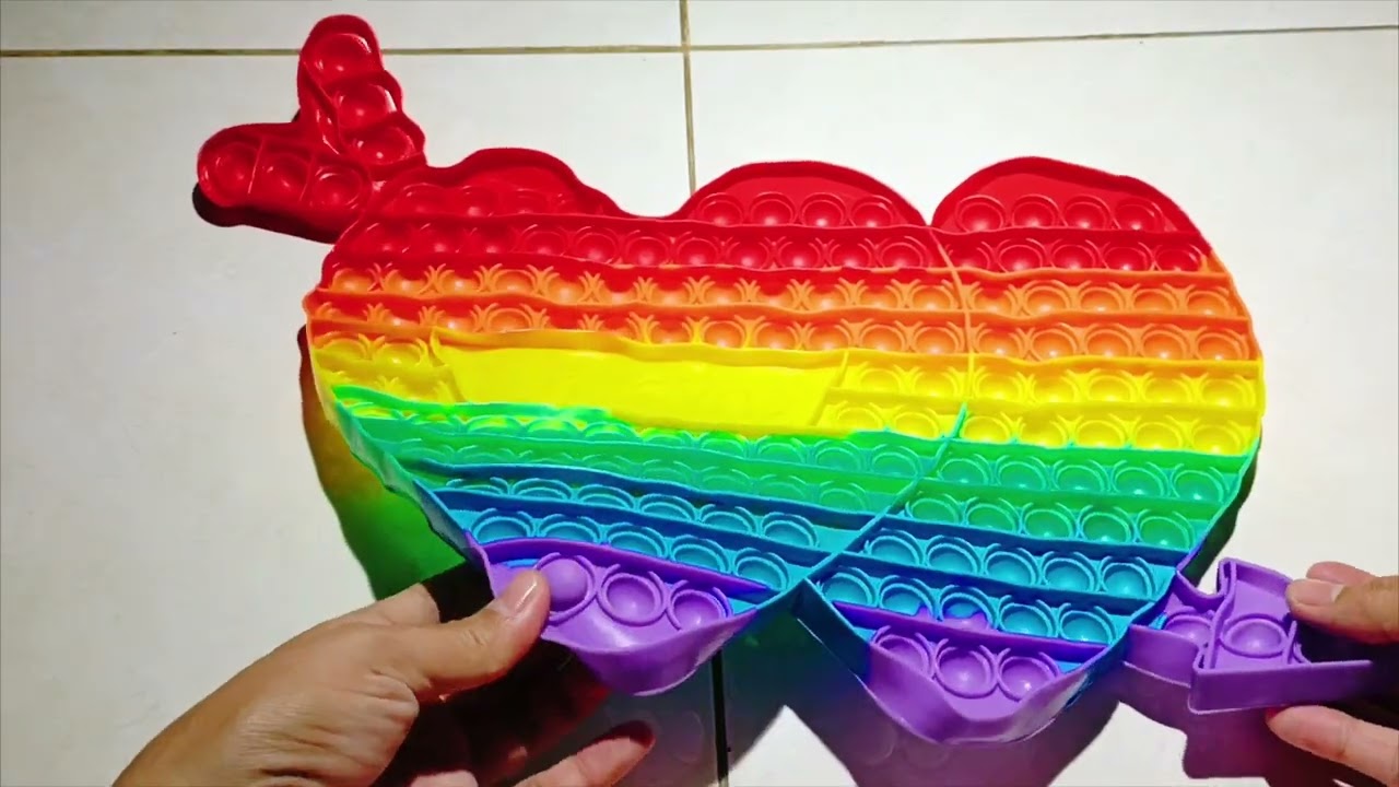 Unboxing squishy | popit | no music | no talk | video | satisfiying |
