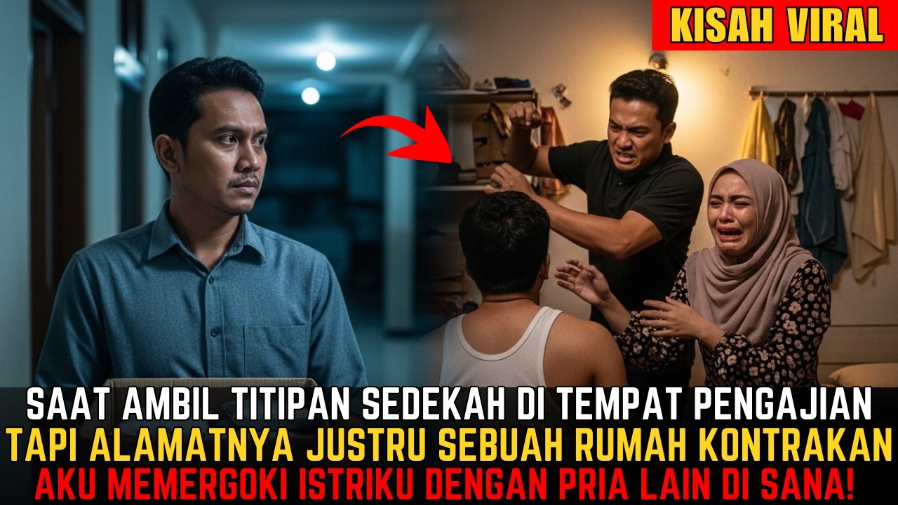 BERAWAL AMBIL TITIPAN SEDEKAH DI PENGAJIAN, AKU MEMERGOKI ISTRIKU DENGAN PRIA LAIN DI KAMAR!