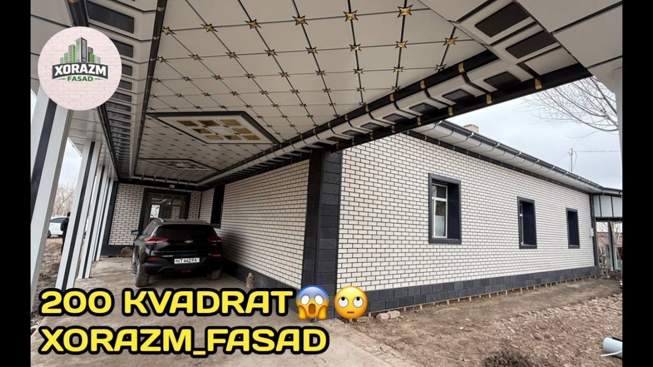 SHOVOT TUMANIGA 200 KVADRAT FASADNIY PLITKALAR YETKAZILDI