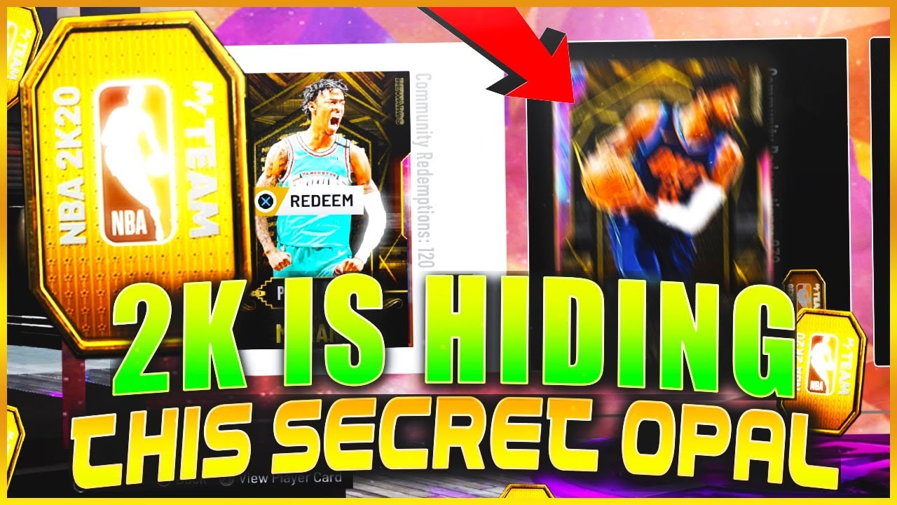 THIS *FREE* PINK DIAMOND IS A SECRET GALAXY OPAL AND 2K IS HIDING IT FROM YOU.. NBA 2K20