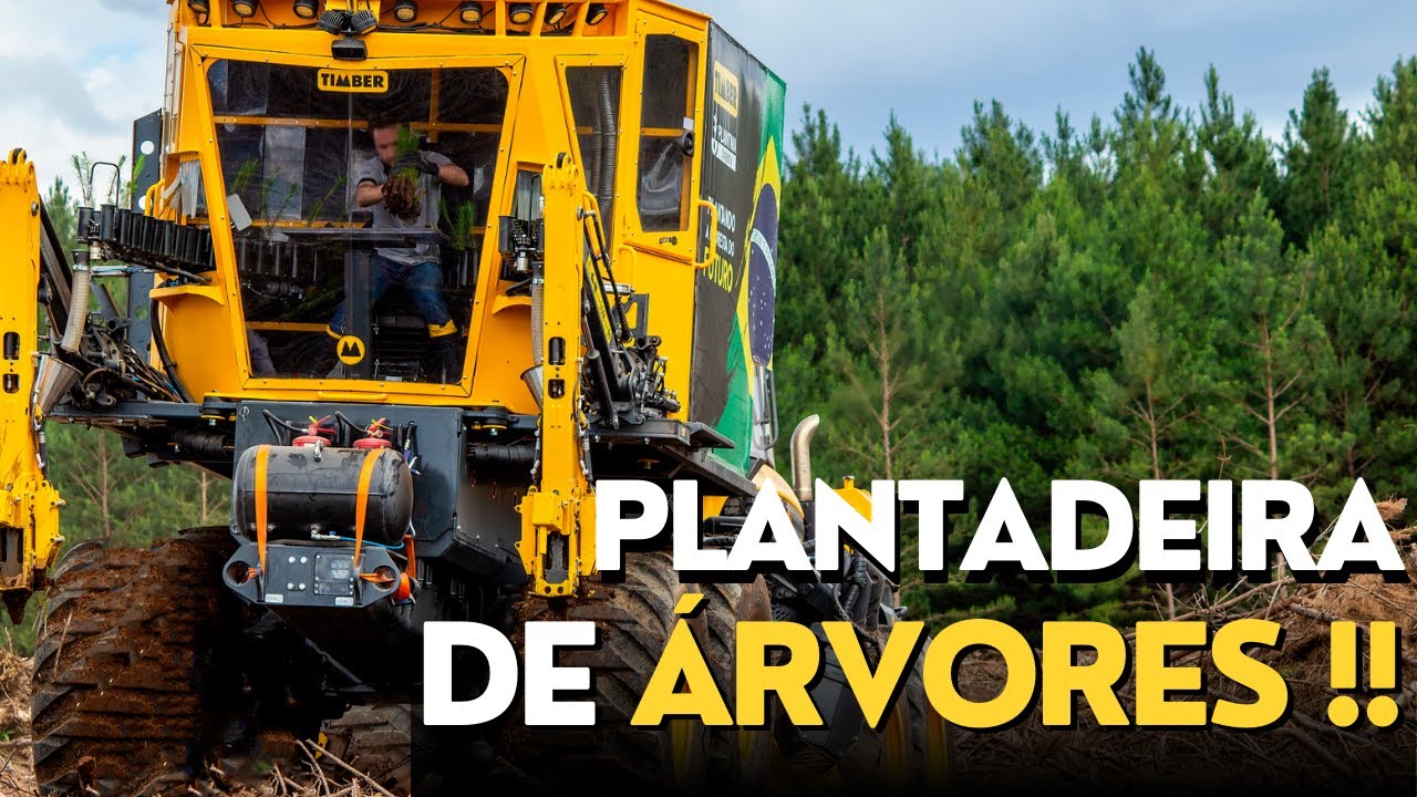Plantadeira de ÁRVORES 10 minutos