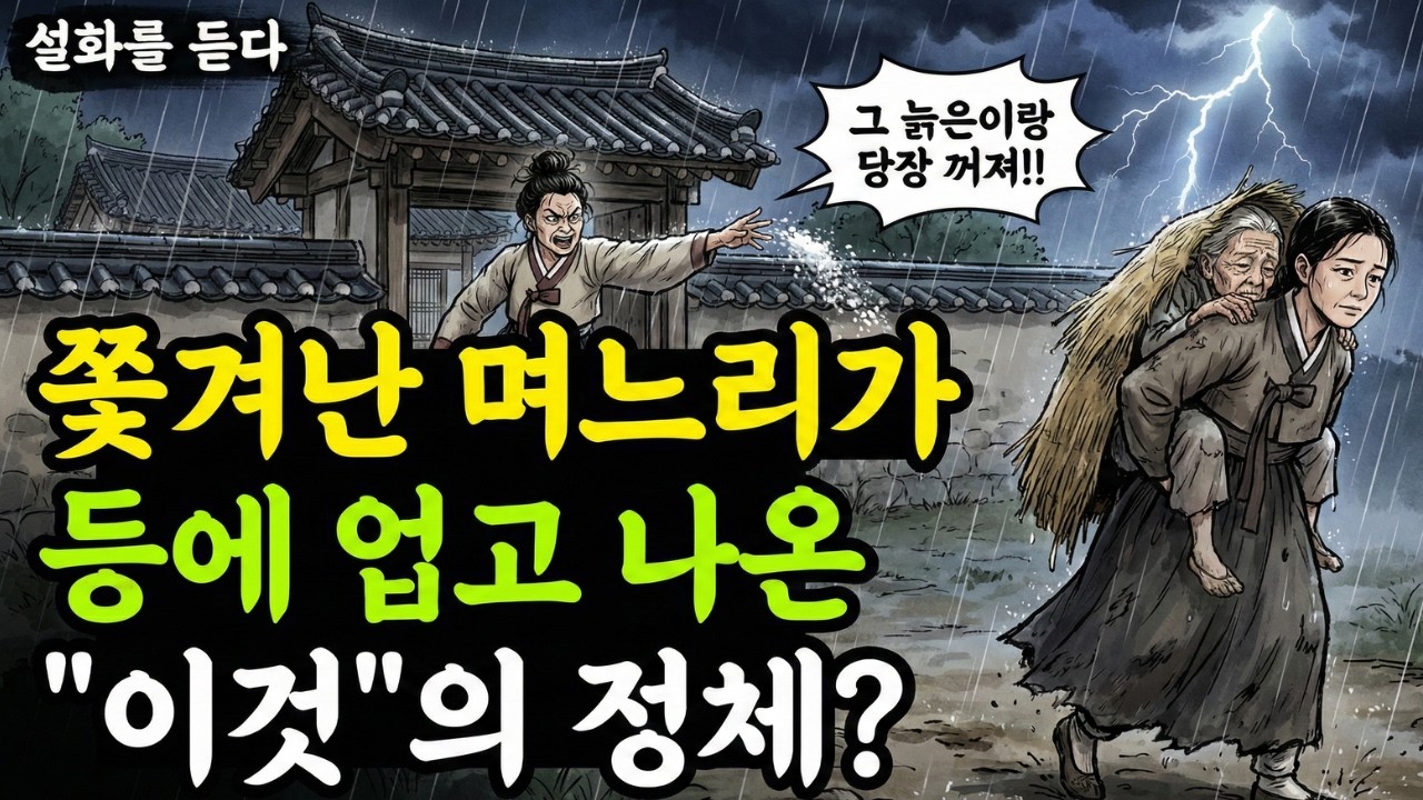 [설화를 듣다] 머리카락 판 며느리에게 시어머니가 건넨 '쓰레기 독'의 소름 돋는 정체 | 듣다