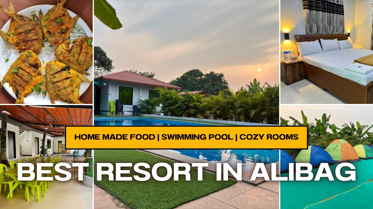 DA846 - Best Resort in Alibaug With Swimming Pool | Homemade Food | Budget Stay Alibaug| Dial Alibag
