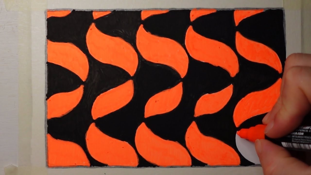Drawing Trippy 3D Patterns 😵‍💫 Oddly Satisfying Art
