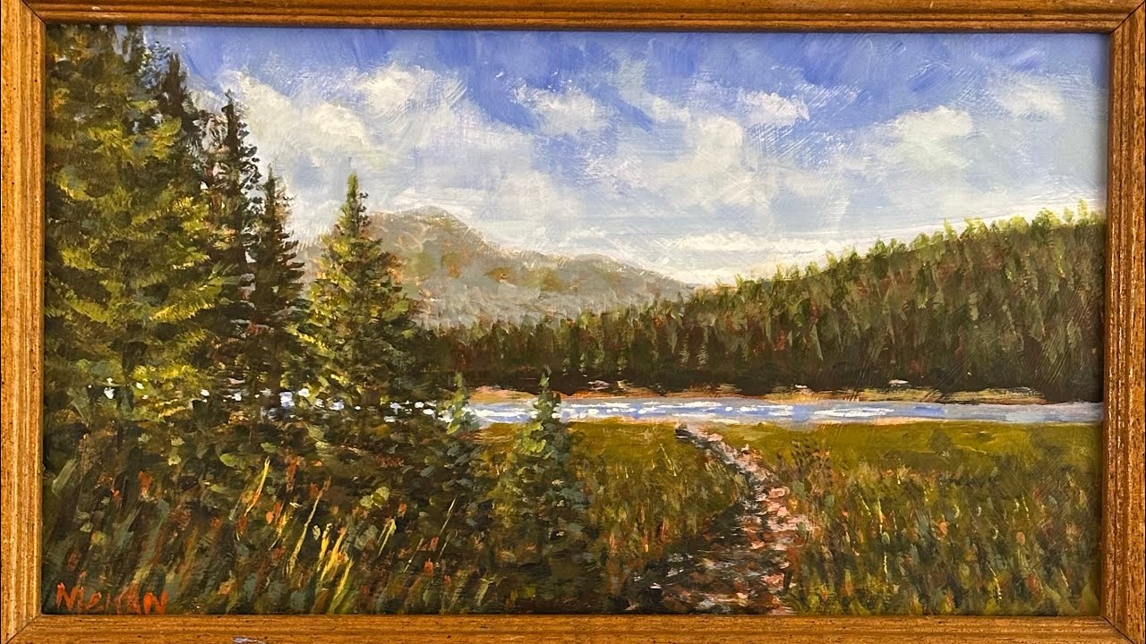 Open Studio Livestream 50 Finishing Touches on Squamish River Whistler Canada 🇨🇦