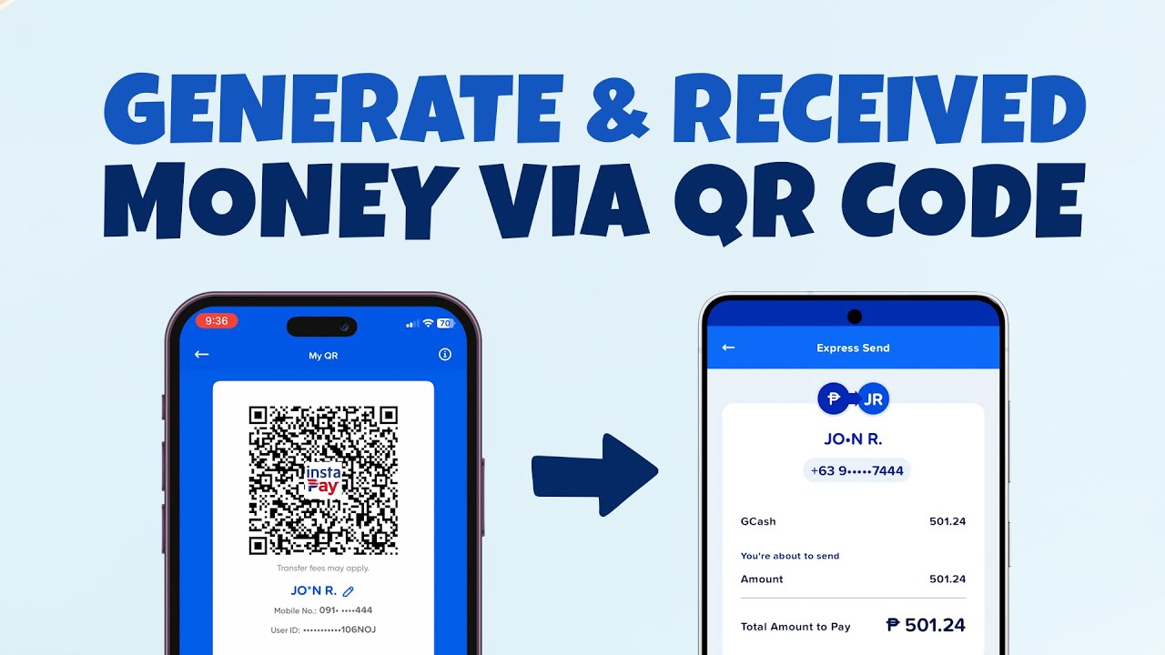 Generate Gcash QR Code and received money using Gcash QR Code
