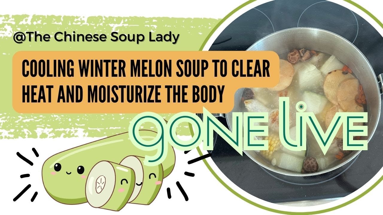 Cooling winter melon soup to clear heat and moisturize the body