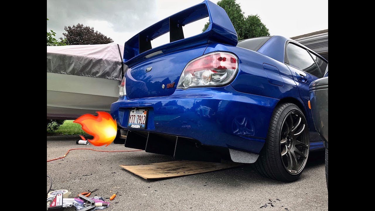 @Con10der8 Subaru STI rear diffuser install DIY Style | VLOG