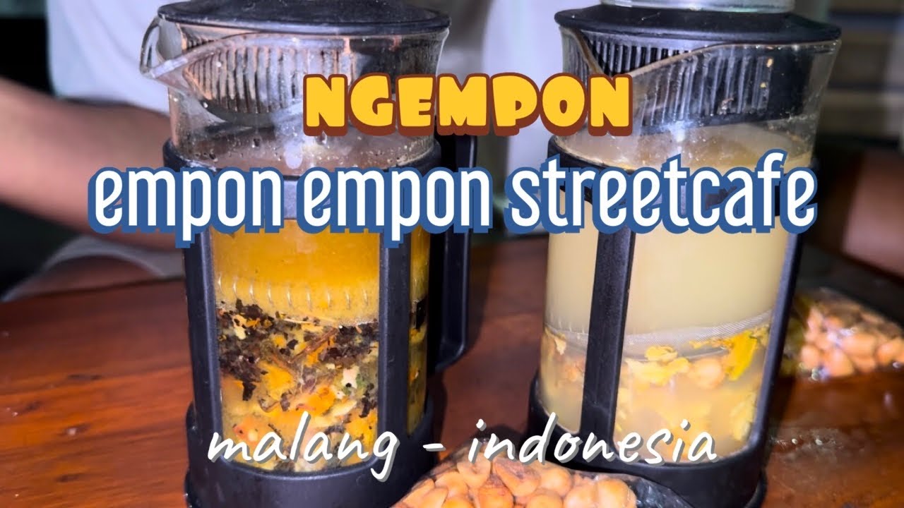 Drink empon empon at streetcafe Malang Indonesia ll@CellyAndriani
