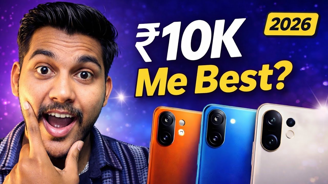 ₹10,000 Ke Andar Best Phone 2026 🔥 Camera, Gaming & Battery Test!