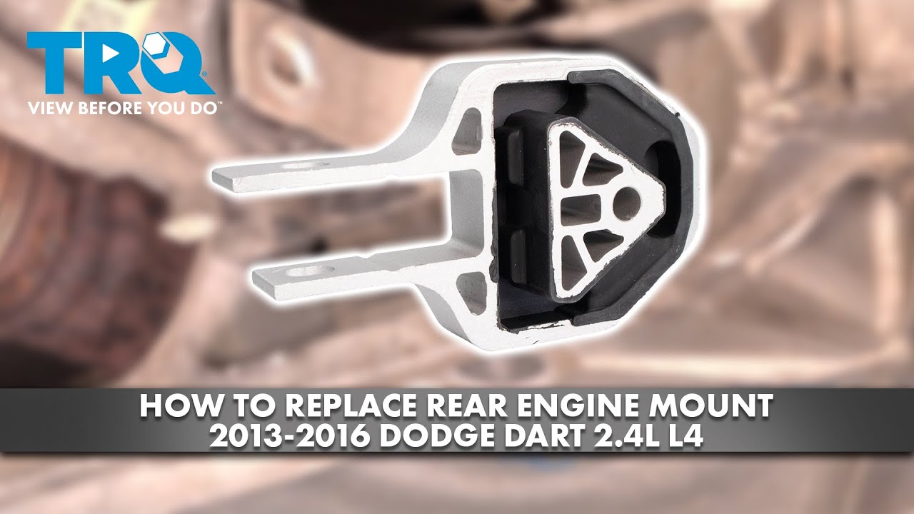 How to Replace Rear Engine Mount 2013-2016 Dodge Dart 2.4L L4