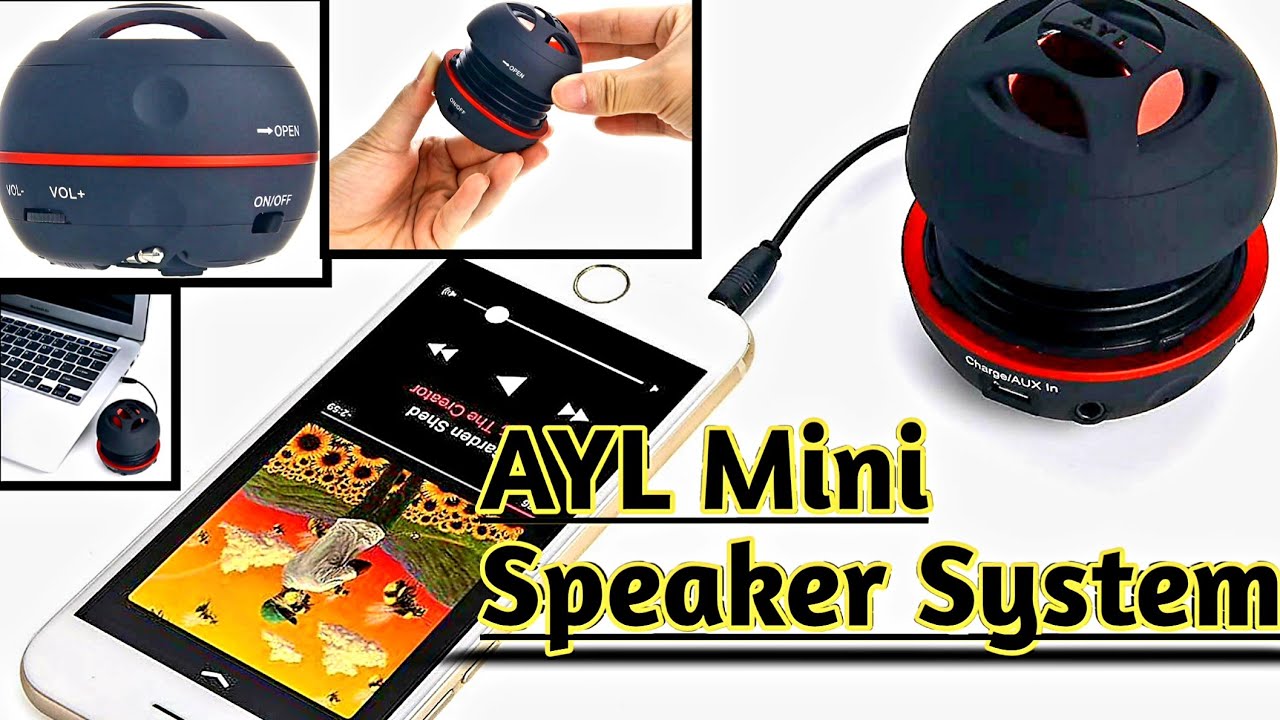 AYL Mini Speaker System | External Speaker for Laptop Computer | Review